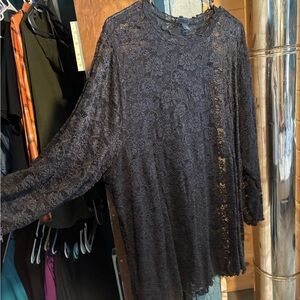 Torrid Black Lace Top